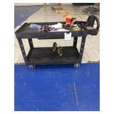 Utility Cart with Contents