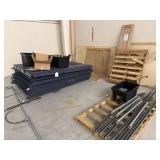 Industrial Rack Components with Contents