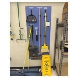 Janitorial Cleaning Station with Supplies