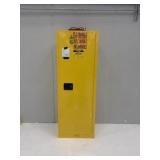 Flammable Liquid Storage Cabinet with Contents