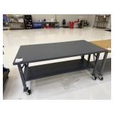 Heavy-Duty Mobile Work Table