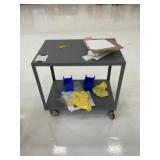 Utility Cart with Contents