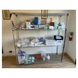 Wire Shelving with Lab Assorted Consumables (Brisb