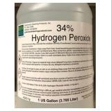 Hydrogen Peroxide 34% 1 ga