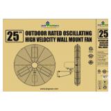 Air Green High Velocity Wall Fan 24" & 25"