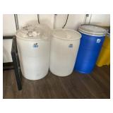 50 Gallon Plastic Barrels