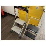 Barrel Platform, (2) Step Stools