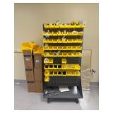 Uline Mobile Cart with Bins
