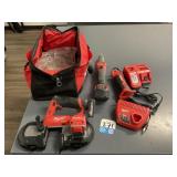 Milwaukee Cordless Tools, Bandsaw, Die Grinder, Cu
