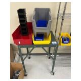 Rolling Table with Contents
