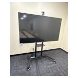 75ï¿½ TCL TV with Mobile Cart