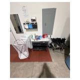 Table With Contents Included, Fan, Jacket Hanger w
