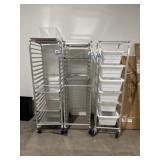 Commercial aluminum sheet pan rack