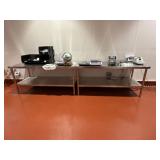 Stainless Steel Tables, Dimensions: 30ï¿½ x 34ï¿½ x 72