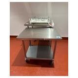 Mobile Stainless Steel Tables, Dimensions: 30ï¿½ x 3