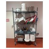 Metro Rack With Contents Included
