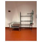 Stainless Steel Table, With Metro Rack