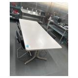 Table with Folding Chairs