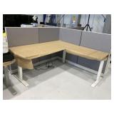 4 person cubical work station w/ L-Shape 70ï¿½ x  70