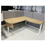4 person cubical work station w/ L-Shape 70ï¿½ x  70