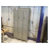 6-section lockers