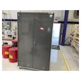 Storage Cabinet with Contents on wheels