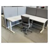 4 person cubical work station w/ L-Shape 70ï¿½ x  70