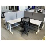 4 person cubical work station w/ L-Shape 70ï¿½ x  70
