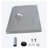 QM Tile Replacement (12) Mill Finish - 3-1/4" Post