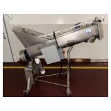 Rietz Sanitary Incline Screw Auger Conveyor w/ Hop