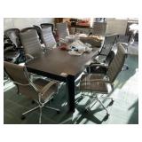 96ï¿½ Conference Table w/ (9) Office Chairs