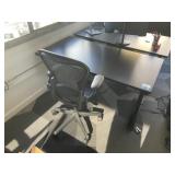 Adjustable Height Desk & Herman Miller Chair