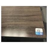 Conference Table Wood Smoke Oak Color with Metal F