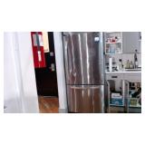 LG Stainless steel Fridge,  Dims: 70" x 33" x  33"