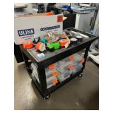 Utility Cart with Contents