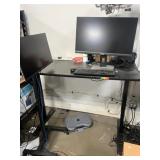 Adjustable Height Desk w/ Monitors