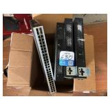 ASSORTED SWITCHES OF VARIOUS SIZES, QTY: 10