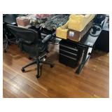 Adjustable Height Desk, Herman Miller Chair & File