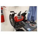 Bauer 21107E-B 8" variable speed bench grinder w/