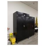 ULINE mobile storage cabinet w/ contents included