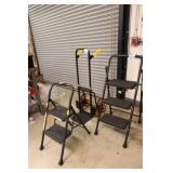 Hand truck and step ladders