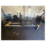 AeroPilates Reformer home workout machine equipped