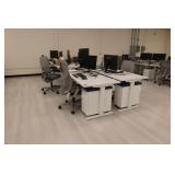 Electric programmable height-adjustable desks