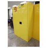 ULINE H-2219M-Y flammable liquid storage cabinet