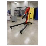 Pittsburgh 1 ton foldable shop crane