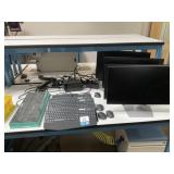 Assorted 27ï¿½ Monitor, Keyboards, Docking Stations