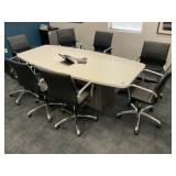 Conference Table w/ (8) Office Chairs