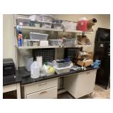 Rolling Work Bench / Table with Contents 72ï¿½ x 32ï¿½