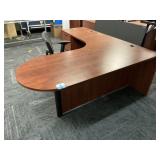 Office Desk w/ left-hand Return 77 1/2ï¿½ x 70 1/2ï¿½