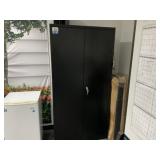 Black Storage Cabinet with Keys *Contents NOT Incl